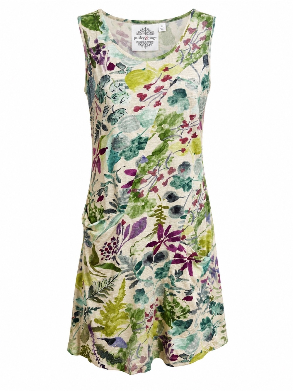 Parsley & Sage Botanical Pocket Dress Medium